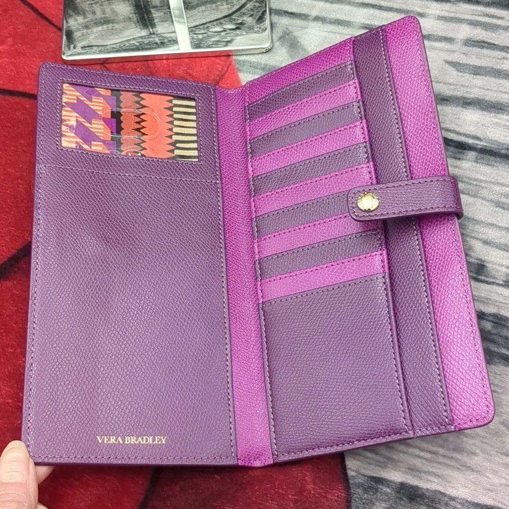 Vera Bradley Slim Traveler Organizer Wallet - Picture 8 of 12